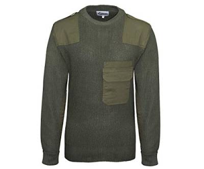 Commando Industries BW Herren Einsatzpullover mit Brusttasche (Oliv/XL von Commando Industries