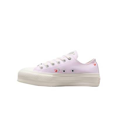 Converse Chuck Taylor All Star Lift Platform Y2K Heart Low Top Sneaker Lilla da Donna A09115C von Converse