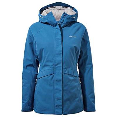 Craghoppers Damen Caldbeck Thermic Regenjacke, Yale Blue, 36 von Craghoppers