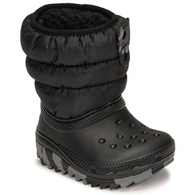 Crocs Unisex Baby Classic Neo Puff T, Winter Boots, Black, 20 EU von Crocs