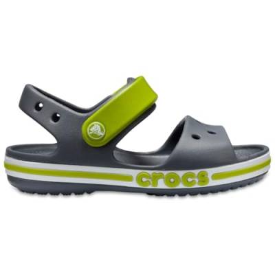 Crocs Unisex Kinder Bayaband Sandal Freizeit Flip Flops und Unisex Sportwear für Kinder, Charcoal, 24/25 EU von Crocs