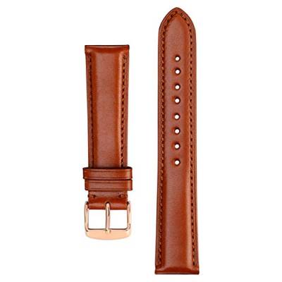 Lederband Männer Frauen Ersatz Gürtel Vintage-Leder-Uhrenarmband Passende Stitching-R, 22mm von Cycat