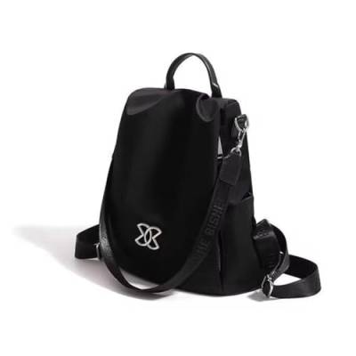 DAGESVGI 3-Wege-Crossbody-Oxford-Stofftasche, Diebstahl, Mehrzweck-Oxford-Tasche, große Kapazität, wasserdicht, leicht, Schultertasche, Schwarze Stickerei, Einheitsgröße von DAGESVGI