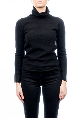 Dalle Piane Cashmere - Rollkragenpullover 100% Kaschmir, Made in Italy - Frau; Farbe: Schwarz, Größe: L von Dalle Piane Cashmere