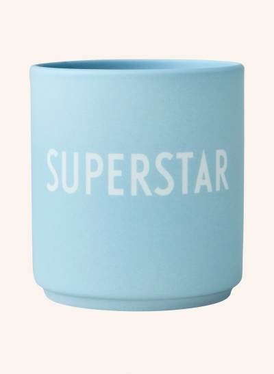 Design Letters Becher Superstar blau von DESIGN LETTERS