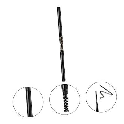 DOITOOL 2 1 Augenbrauen-Make-up-Tools doppelseitiger Augenbrauenstift Augenbrauenstifte blond werkzeug Druckbleistift Make-up-Zubehör langlebige augenbrauenstifte Dreieck von DOITOOL