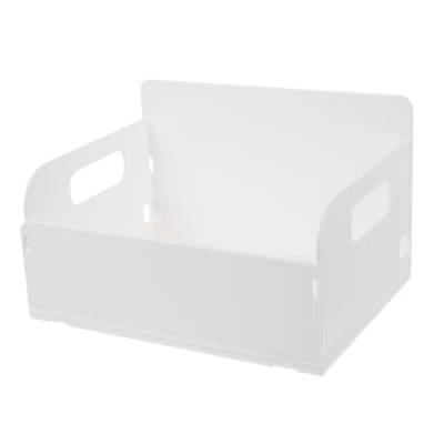 DOITOOL 2Er-Box Hautpflege-Organizer Desktop-Kosmetik-Organizer Büro-Aufbewahrungsbehälter Bücherregale schubladenschrank Desktop-Speicherplatz Desktop-Buch-Organizer Schreibtisch Weiß von DOITOOL