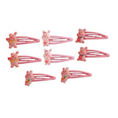 DOITOOL 8St Seitenclip Babys Mädchen Haarnadel Haarklammer weihnachtsdeko Haarspangen Cartoon- -Haarnadel Cartoon-Haarnadel Weihnachten kleiner Knopf von DOITOOL