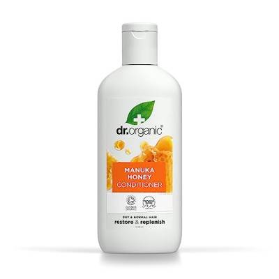 Dr Organic Manuka-Honig Conditioner, Wiederherstellend, Trockenes Haar, Für Männer und Frauen, Natürlich, Vegetarisch, Tierversuchsfrei, Paraben- & SLS-frei, Zertifiziert Bio, 265ml von DR ORGANIC