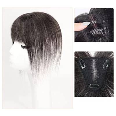 Human Hair Wigs Perücke Perücke Echthaar zur Abdeckung graues Haar Dünner Patch für Haar Echthaar Flauschig Erhöht das Haarvolumen Faux Pony Natürlich Parru von DYPASA