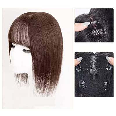 Human Hair Wigs Perücke Perücke Echthaar zur Abdeckung graues Haar Dünner Patch für Haar Echthaar Flauschig Erhöht das Haarvolumen Faux Pony Natürlich Parru von DYPASA