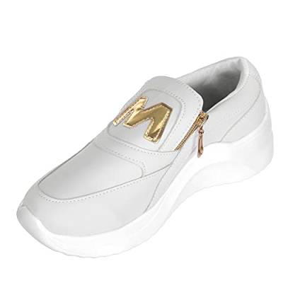 Dasongff Damen Freizeitschuhe Bequeme Air Laufschuhe Women's Fashion Casual Comfortable Wedges Zipper Sneaker Running Shoes von Dasongff