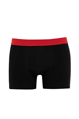 DeFacto Herren Z6166AZ Boxer Shorts, Black, M von DeFacto