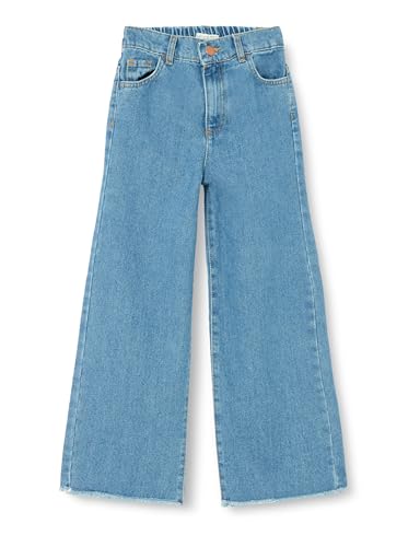 DeFacto Mädchen Jeans für Teenager - Trendige Mädchen Jeanshosen Cargohosen Wide Leg von DeFacto