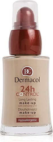 Dermacol - 24H Kontrolle Abdeckende, flüssige Foundation mit Coenzym Q10, für trockene und fettige Haut, langanhaltend und berührungsfest, Nr. 02, 30 ml von Dermacol