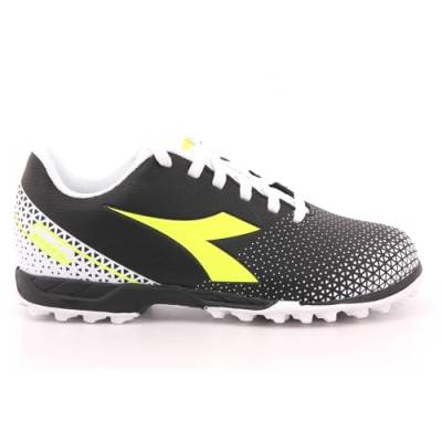 Diadora Pichichi 6 TF Jr Fussballschuh, Black Yellow Fluo Dd White, 36.5 EU von Diadora