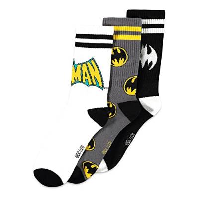 Batman Retro Logos Unisex Socken multicolor EU 39-42 von Batman