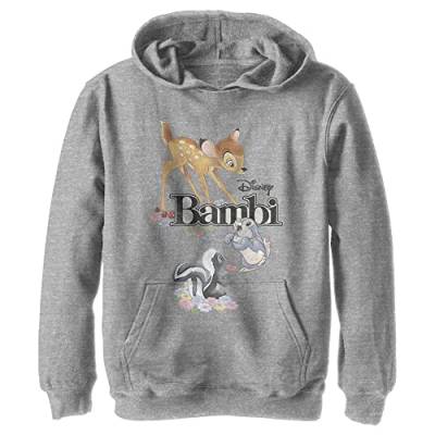 Disney Unisex Kinder Bambi Friends Hoodie, Sportlich Heather, XL von Fifth Sun