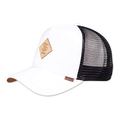 Djinns Trucker Cap HFT Cap Jersey Patch White Weiß, Size:OneSize von Djinns