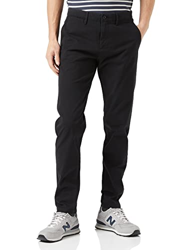 Dockers Herren Hose, SMART 360 FLEX CHINO TAPERED, Schwarz, 42W / 34L von Dockers