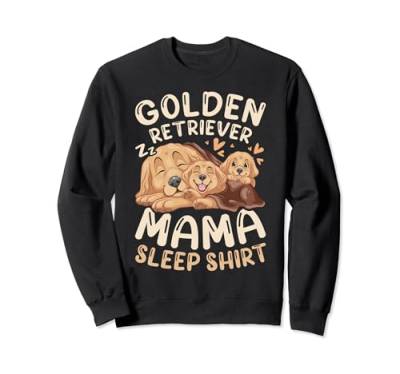 Beste Golden Retriever Mama, Hund mit Welpe, Muttertag Sweatshirt von Dog Parents Gift Ideas by Conreo