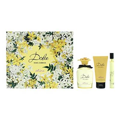 Dolce & Gabbana Shine 3-teiliges Eau de Parfum 75 ml + Bodylotion 50 ml + Eau de Parfum 10 ml von Dolce & Gabbana