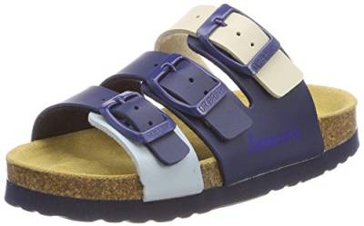 Dr. Brinkmann Mädchen 500448 Pantoletten, Mehrfarbig (Navy/bleu/Creme 0), 32 EU von Dr. Brinkmann