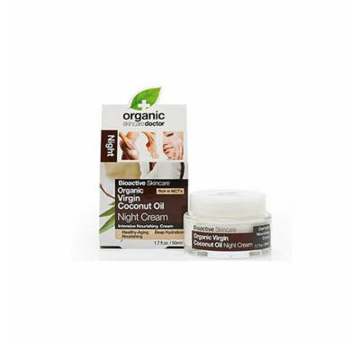 Dr. Organic Körperpflegemittel Dr Organic Virgin Coconut Oil Night Cream 50ml von Dr. Organic