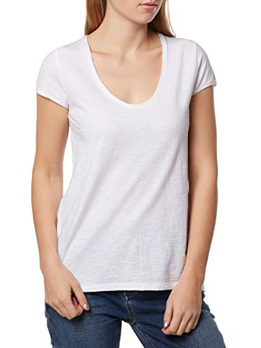 Drykorn Damen T-Shirt Avivi 89377 888 D-Jersey, Weiß (Weiß 60), 38 (Herstellergröße: M) von Drykorn