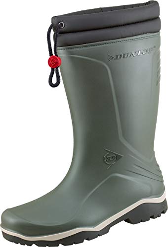 Dunlop Boots Thermostiefel Blizzard Wintergummistiefel für Damen und Herren (45 EU, grün) von DUNLOP