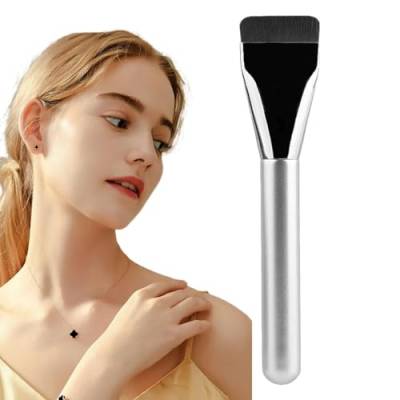 Ultra Thin Foundation Brush Foundation Pinsel Makeup Concealer Brush Puderpinsel für Flüssiger Fondation Damen Flach Faserhaar Gesichtsbürste Beauty Geschenke für Frauen Mädchen (A) von EHOTER