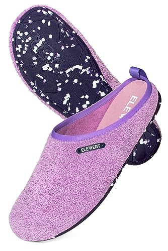 ELEWERT® – Hausschuhe für Herren/Damen - TERRYWEL - Pantoffeln/Slipper – für Sommer und Winter, mit extra Komfortabel, atmungsaktiv, rutschfeste Gummisohle - MALVA, EU 38 von ELEWERT