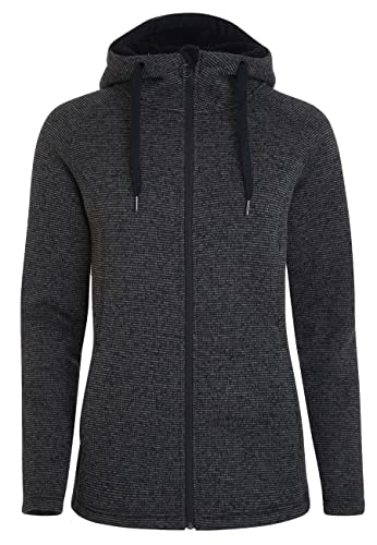 ELKLINE Damen Fleecejacke Fireplace 2014091, Größe:36, Farbe:anthra - black von ELKLINE