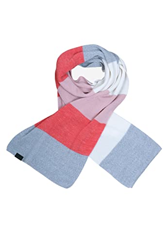 ELKLINE Damen Strickschal College | warmer Winterschal mit Streifen Schurwolle 8023073, Accessoires:One Size, Farbe:pink - grey von ELKLINE