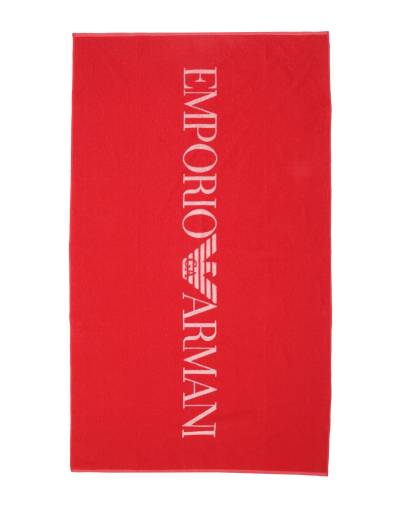 EMPORIO ARMANI Badetuch Unisex Rot von EMPORIO ARMANI