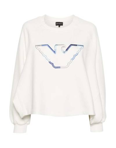 EMPORIO ARMANI Sweatshirt Damen Weiß von EMPORIO ARMANI