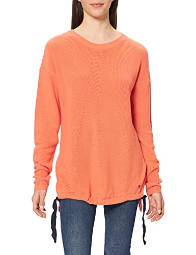 ESPRIT Maternity Sweater ls Umstandspullover Damen, Orange (Coral Orange 870), 36 EU (Herstellergröße: S) von ESPRIT Maternity