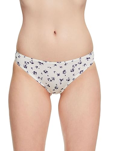 ESPRIT Damen Printed Micro RCS Brief Slip, Off White 3, 44 von ESPRIT