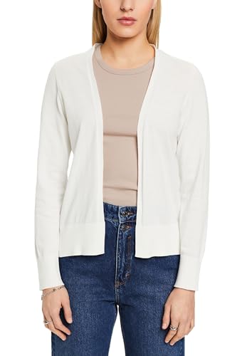 ESPRIT Damen 994EE1I306 Strickjacke, 110/OFF White, Medium von ESPRIT