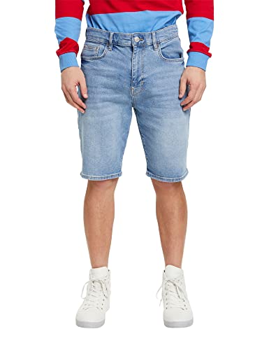 ESPRIT Herren 993ee2c304 Jeans-Shorts, 902/Blue Medium Wash, 33W von ESPRIT