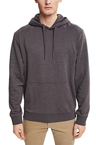 ESPRIT Herren 992ee2j305 Kapuzenpullover, Dark Grey, S EU von ESPRIT