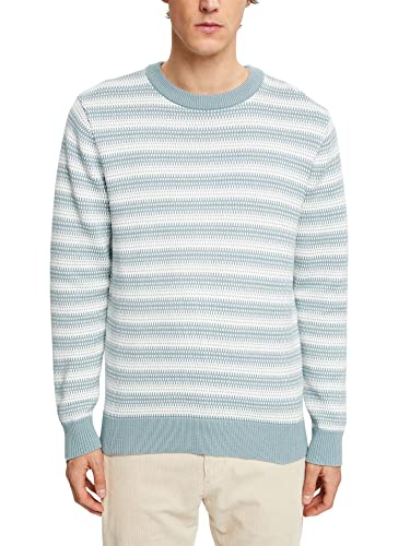 ESPRIT Collection Herren 112eo2i308 Pullover, Grey Blue, S EU von ESPRIT