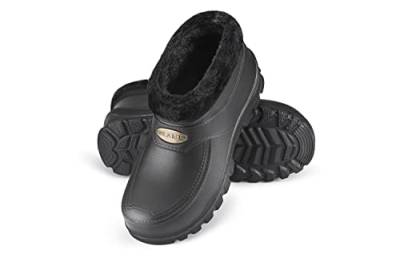 ESTRO Gummistiefel Gefüttert Herren Gummistiefel - Regenstiefel Herren Gefütterte Gummistiefel Herren Winter Gummistiefel Herren Regenschuhe A16 (42, Schwarz) von ESTRO