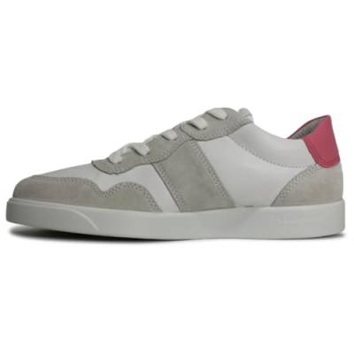 Ecco Damen Street Lite 212873 Nubuck Leather Shadow White White Bubblegum Trainer 40 EU von ECCO