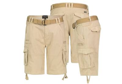 Eight2Nine Shorts Herren Cargo Shorts kurze Hose Bermuda Knielang Short Sommer + Gürtel von Eight2Nine
