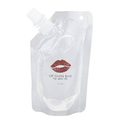 Lip Gloss Base Oil Feuchtigkeitsspendend Hydratisierend DIY Lip Balm Base Gel Oil Cosmetics Material 100ml Basis für Lipgloss Natürliches Lippenbalsam Basisgelöl für selbstgemachte von Ejoyous