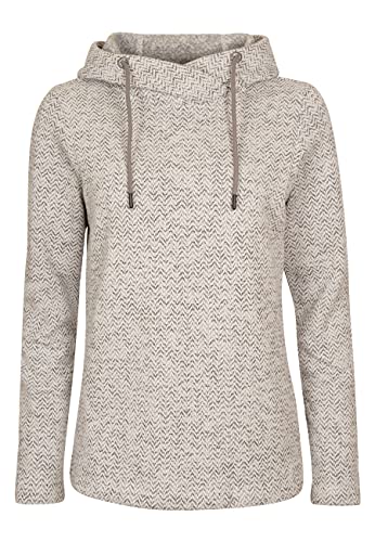 ELKLINE Damen Fleece Hoodie Venus | Kapuzenpullover tailliert geschnitten | Langarm weich und wärmend |2036015, Größe:40, Farbe:White von ELKLINE