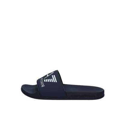 Emporio Armani Herren Flip Flops Beachwear Blau 43 EU von Emporio Armani