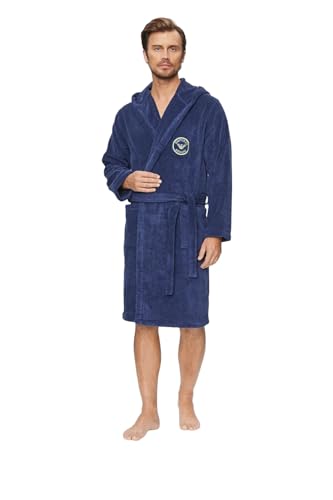 Emporio Armani Men's Bathrobe Micro Sponge, Ink, X-Large von Emporio Armani