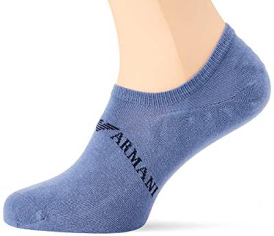 Emporio Armani Men's Gifting 2-Pack Footie Socks, Denim/Marine/Eag.Den, TU von Emporio Armani